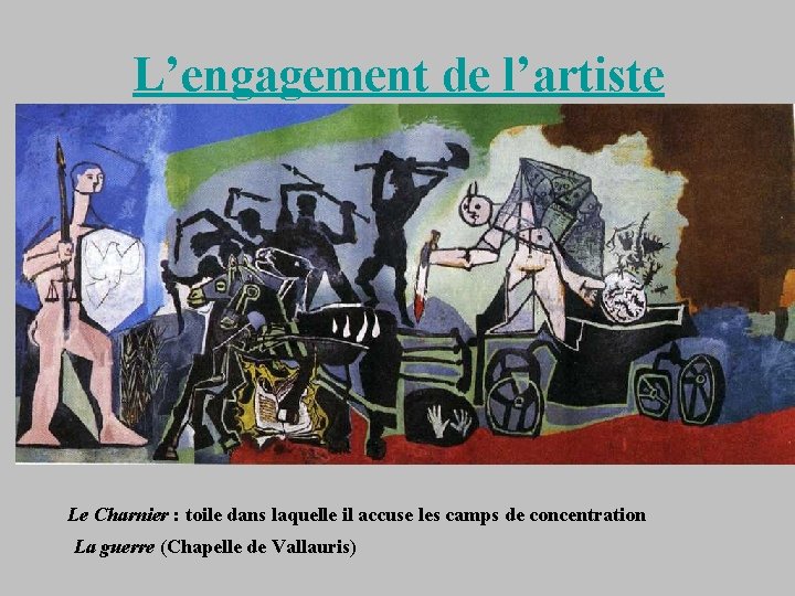 L’engagement de l’artiste Guernica est devenu après la guerre un symbole de la Résistance.