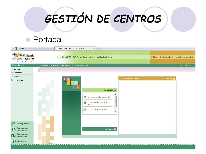 GESTIÓN DE CENTROS l Portada 