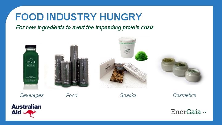 FOOD INDUSTRY HUNGRY For new ingredients to avert the impending protein crisis Beverages Food