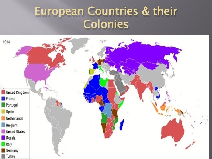 European Countries & their Colonies 