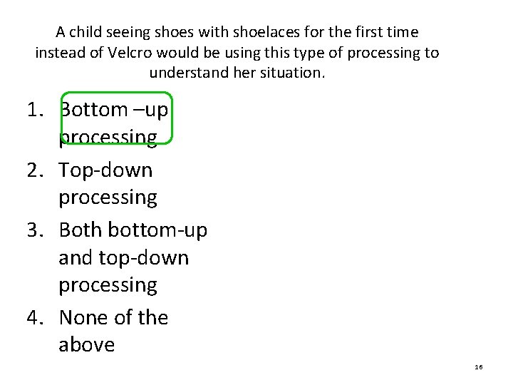 A child seeing shoes with shoelaces for the first time instead of Velcro would A child seeing shoes with shoelaces for the first time instead of Velcro would