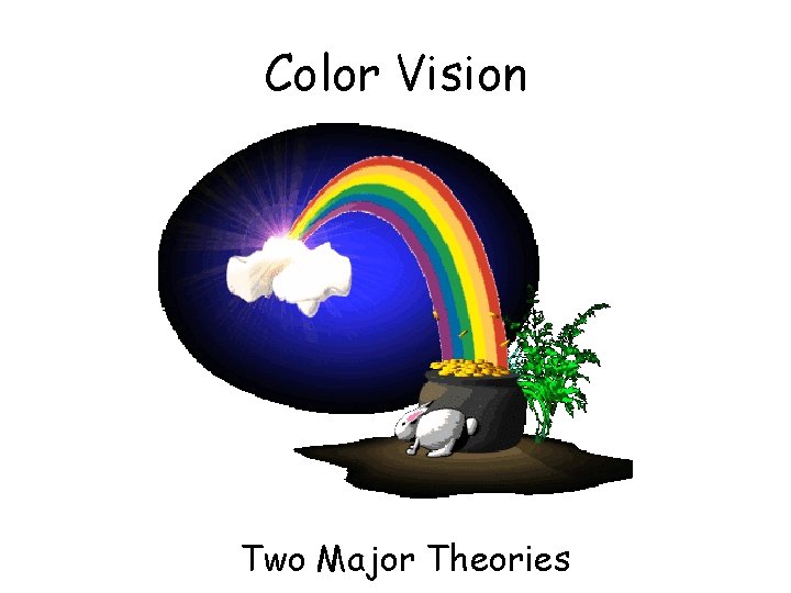 Color Vision Two Major Theories Color Vision Two Major Theories
