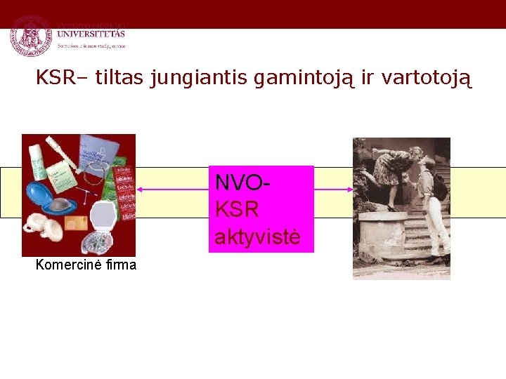 KSR– tiltas jungiantis gamintoją ir vartotoją NVOKSR aktyvistė Komercinė firma 