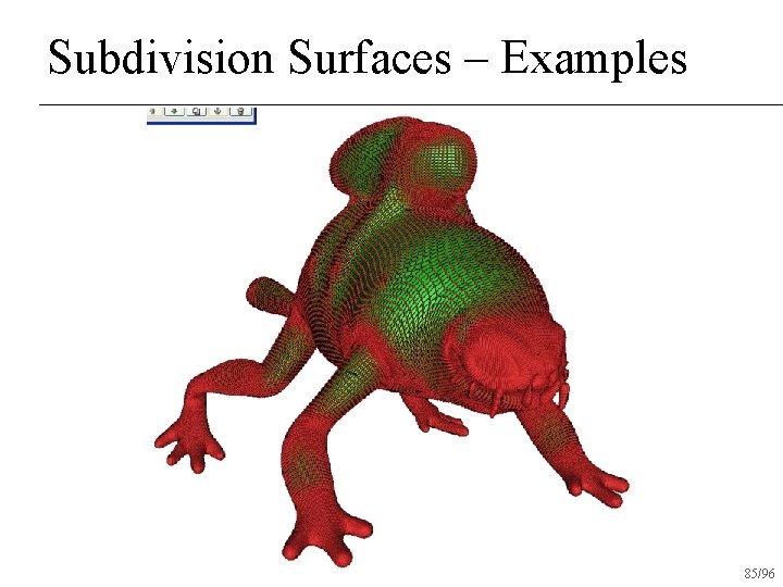 Subdivision Surfaces – Examples 85/96 