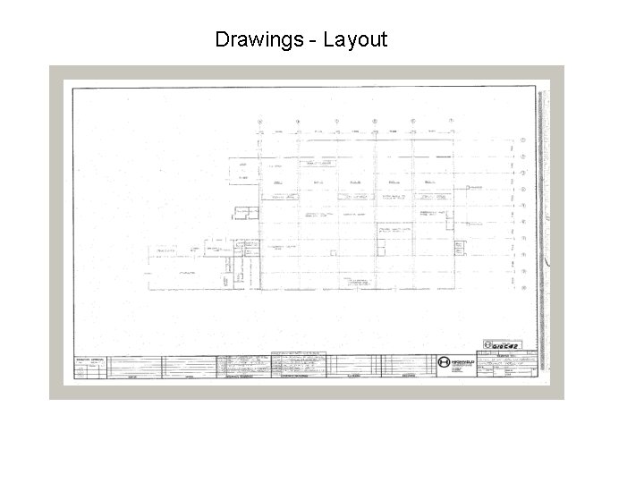 Drawings - Layout Drawings - Layout