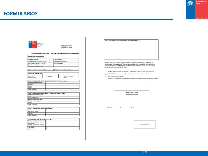 FORMULARIOS 16 