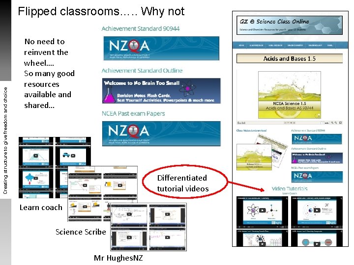 Creating structure to give freedom and choice Flipped classrooms…. . Why not No need Creating structure to give freedom and choice Flipped classrooms…. . Why not No need