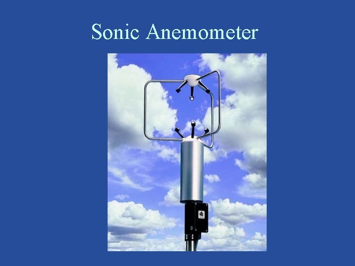 Sonic Anemometer 