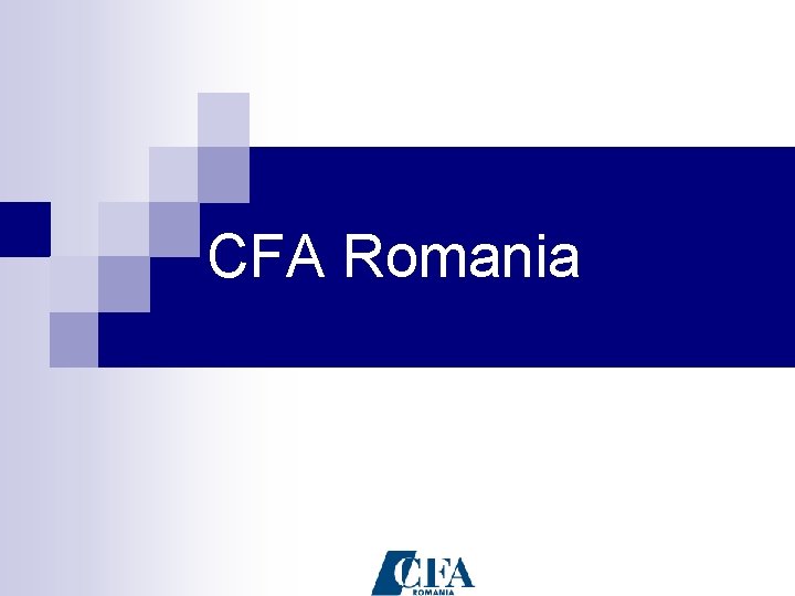 CFA Romania 