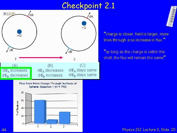 Checkpoint 2. 1 “charge is closer, field is larger, more lines through a so