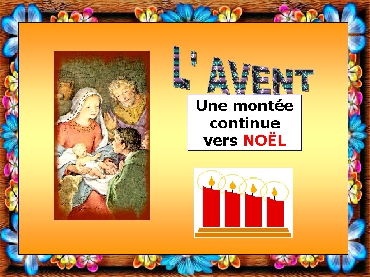 Une montée continue vers NOËL 