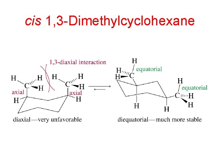 cis 1, 3 -Dimethylcyclohexane 