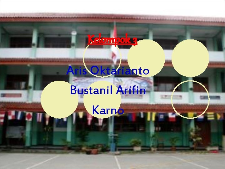 Kelompok 3 Aris Oktarianto Bustanil Arifin Karno 