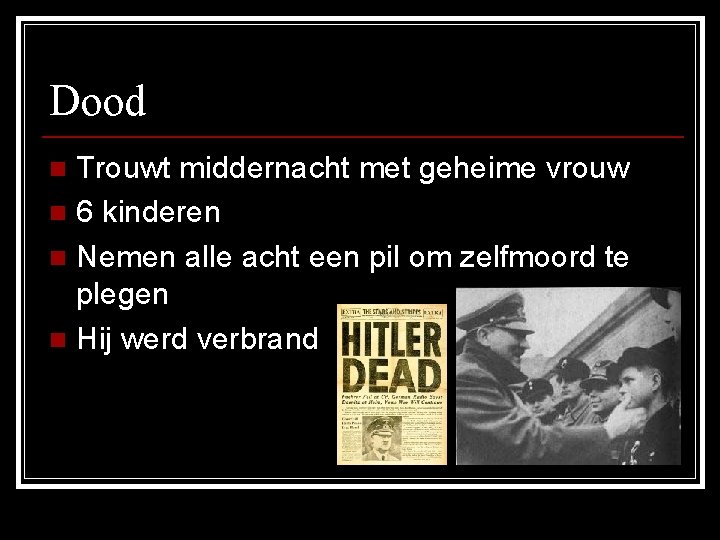 Dood Trouwt middernacht met geheime vrouw n 6 kinderen n Nemen alle acht een