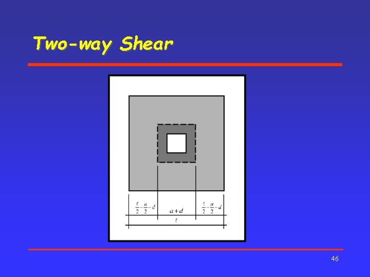 Two-way Shear 46 