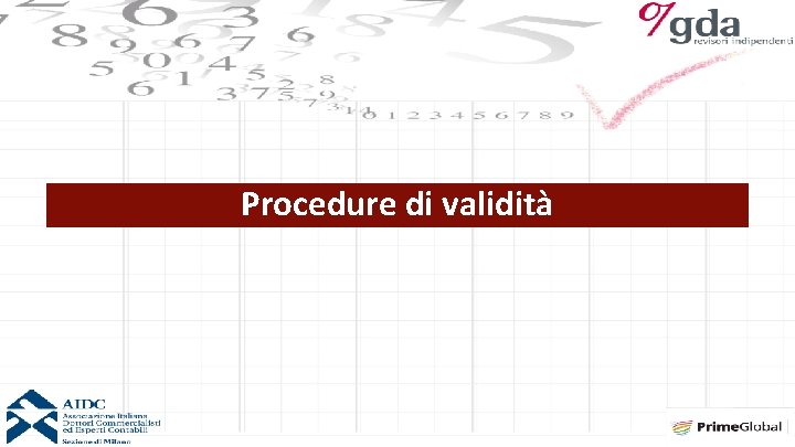 Procedure di validità 