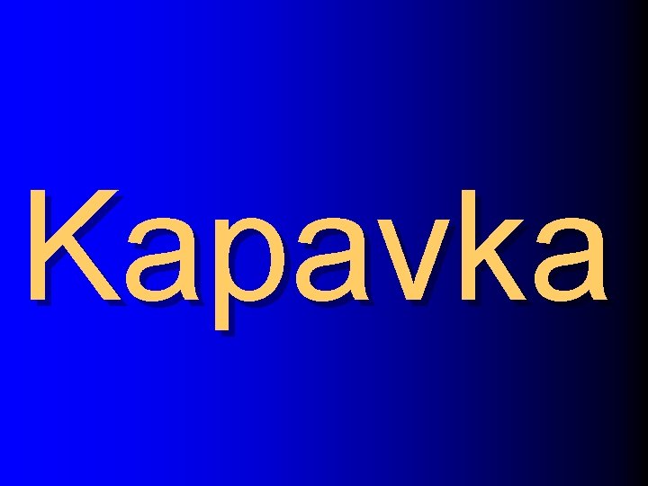 Kapavka 