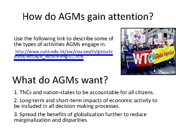 How do AGMs gain attention? Use the following link to describe some of the