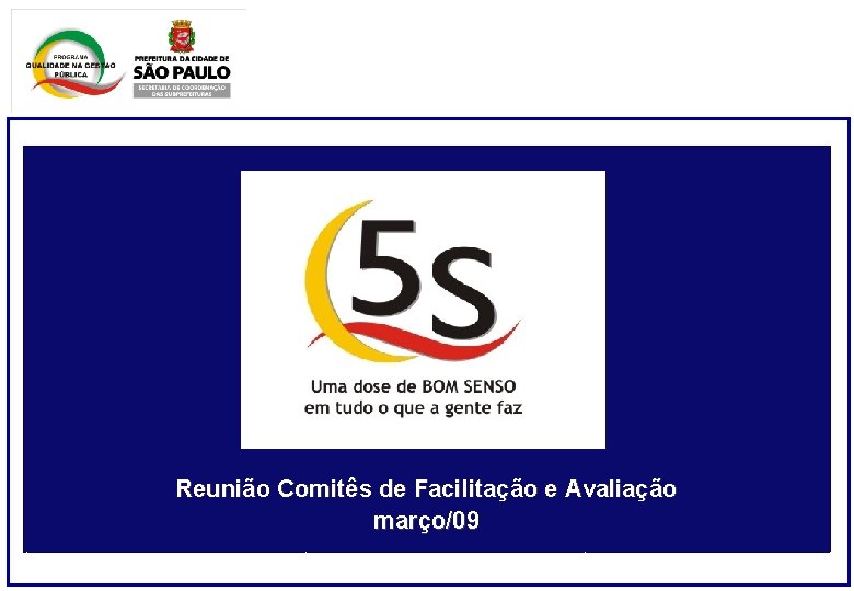 Reunião Comitês de Facilitação e Avaliação março/09 