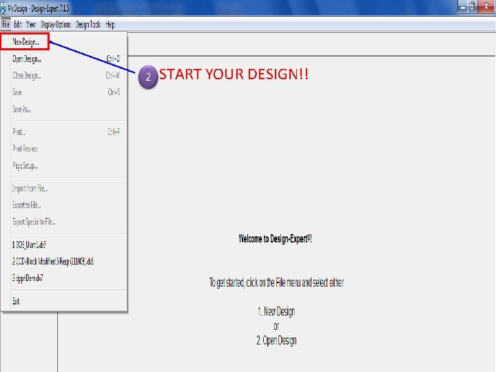 2 START YOUR DESIGN!! 