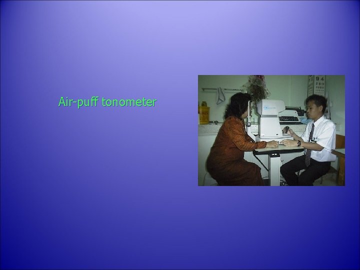 Air-puff tonometer 