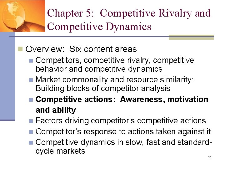 Strategic Management Concepts and Cases Part II Strategic