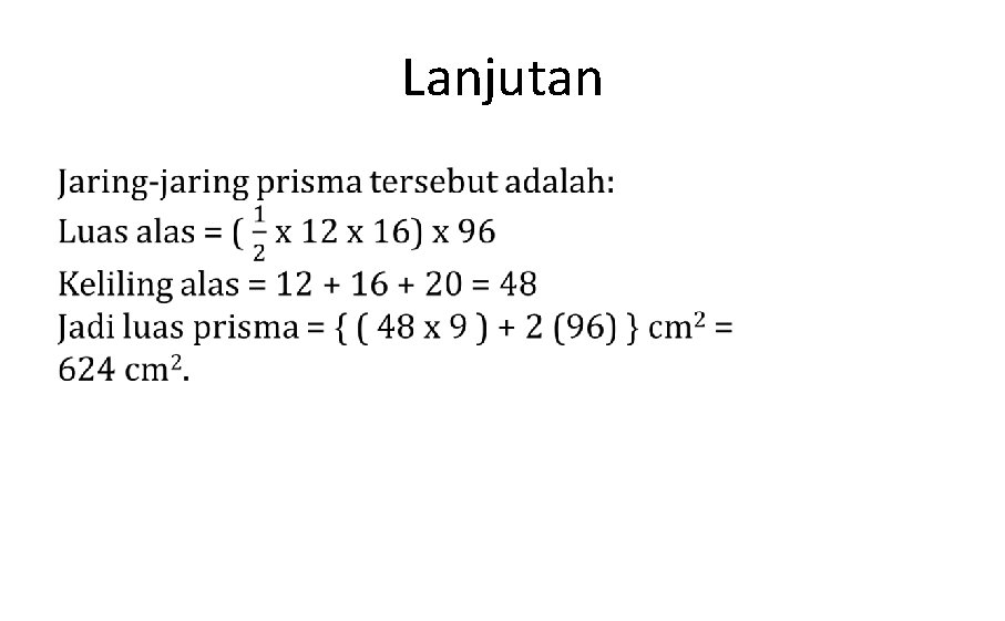 Lanjutan 