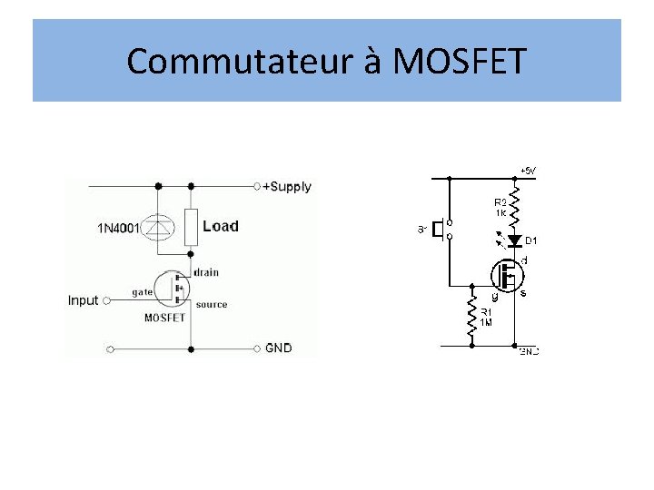 Commutateur à MOSFET Commutateur à MOSFET