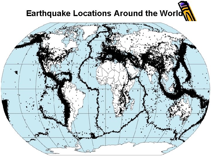 Earthquake Locations Around the World 