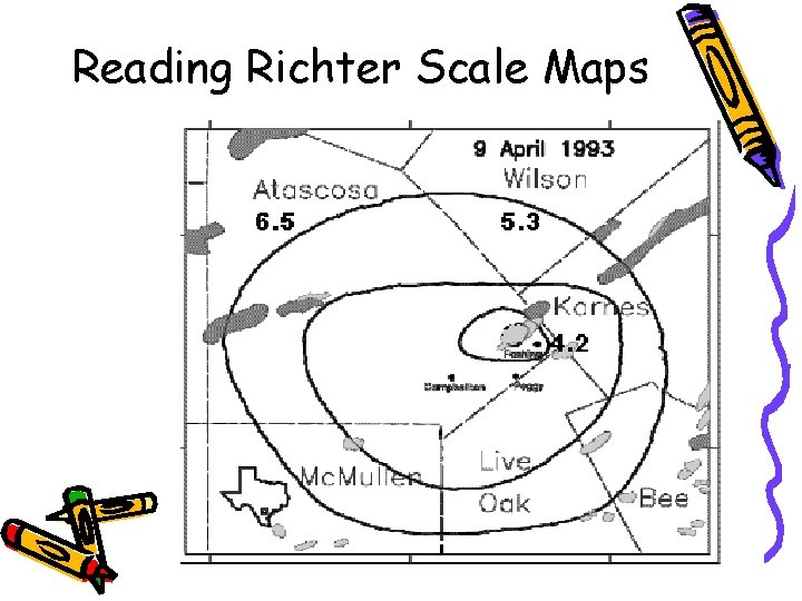 Reading Richter Scale Maps 