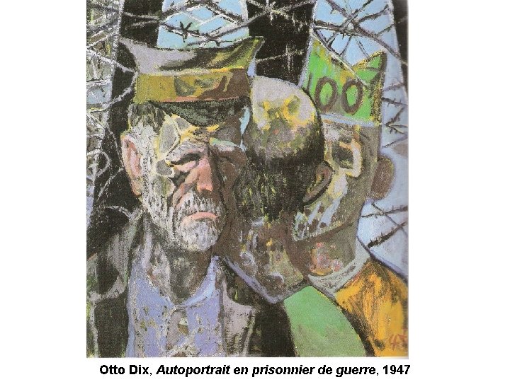 Otto Dix, Autoportrait en prisonnier de guerre, 1947 