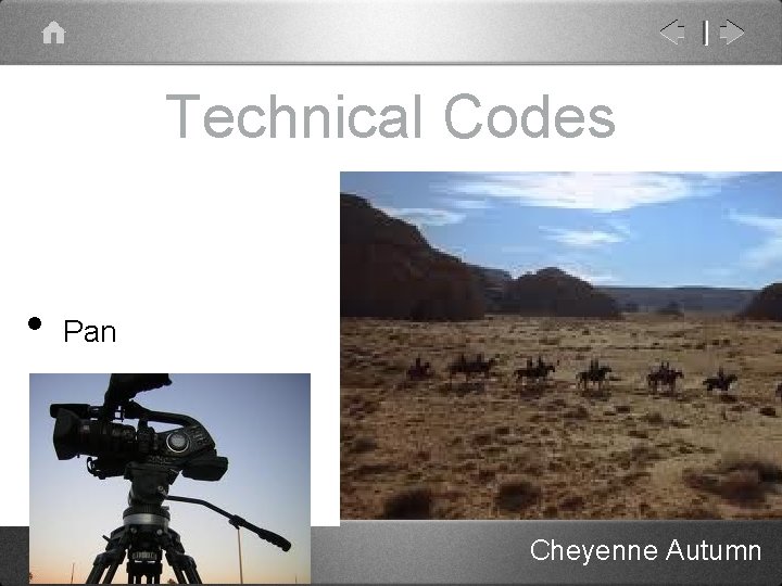 Technical Codes • Pan Cheyenne Autumn 