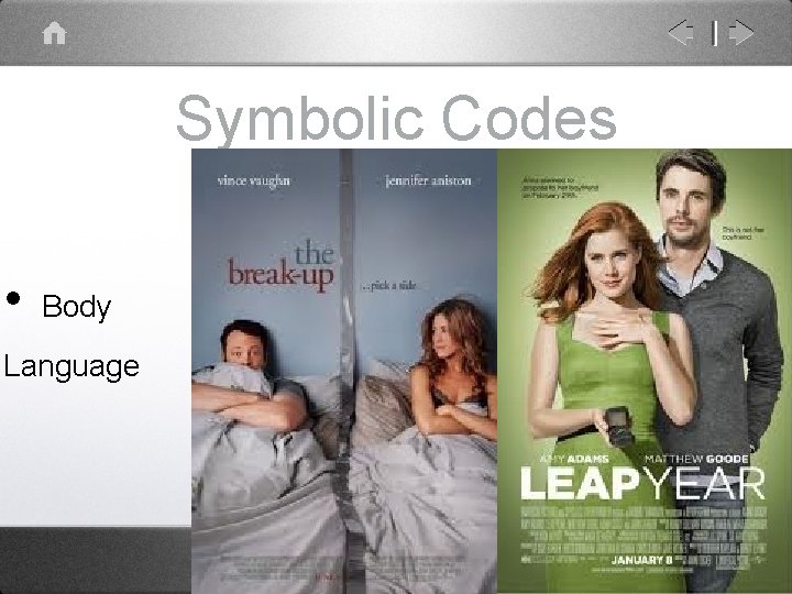 Symbolic Codes • Body Language 