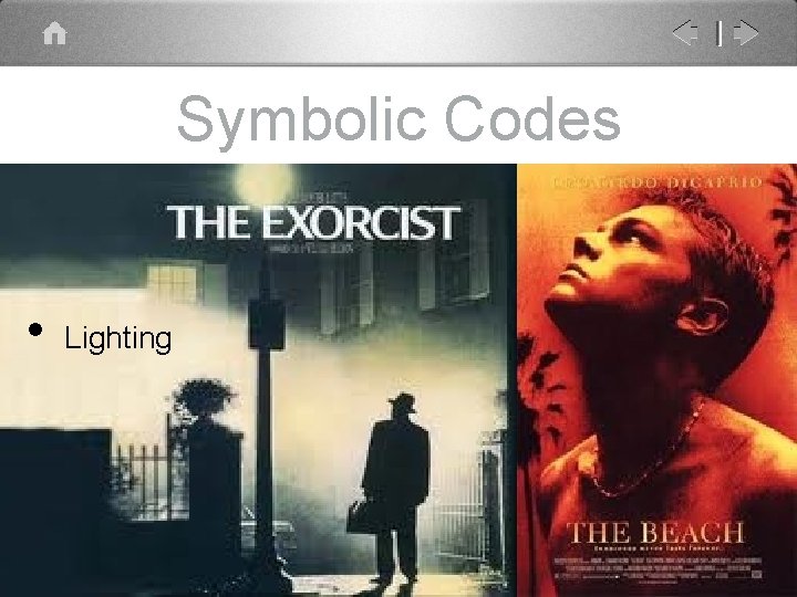 Symbolic Codes • Lighting 