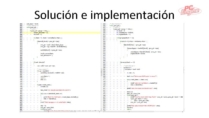 Solución e implementación 