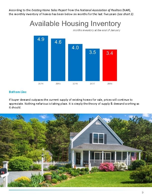 According to the Existing Home Sales Report from the National Association of Realtors (NAR),