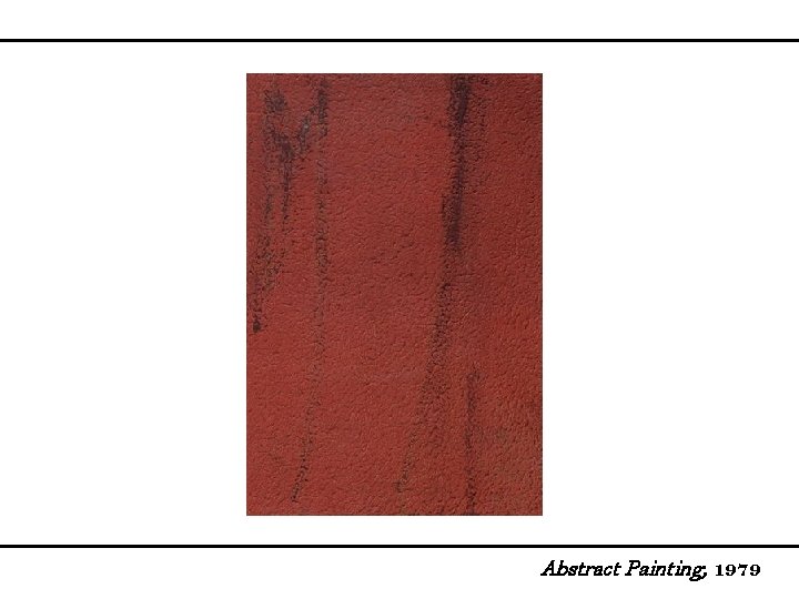 Abstract Painting, 1979 