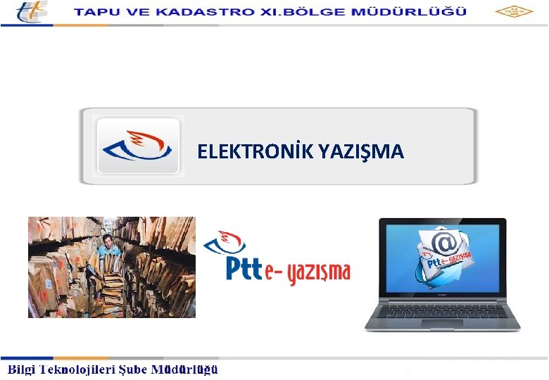 Kayıtlı Elektronik Posta Hizmetleri Müdürlüğü ELEKTRONİK YAZIŞMA 