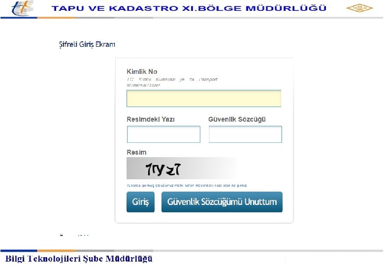 E-İmza Pin Kodu Yenileme 