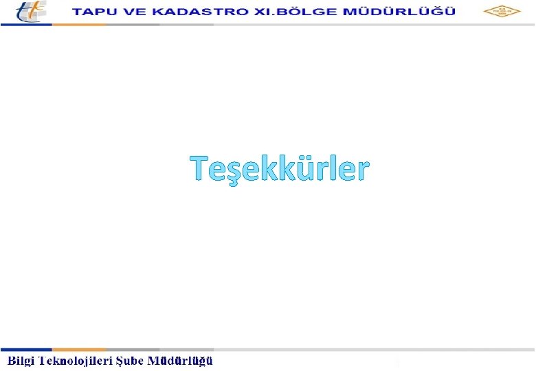 Kayıtlı Elektronik Posta Hizmetleri Müdürlüğü Teşekkürler 