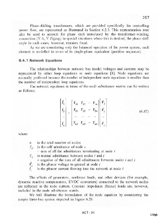 ACT - 31 1539 pk 