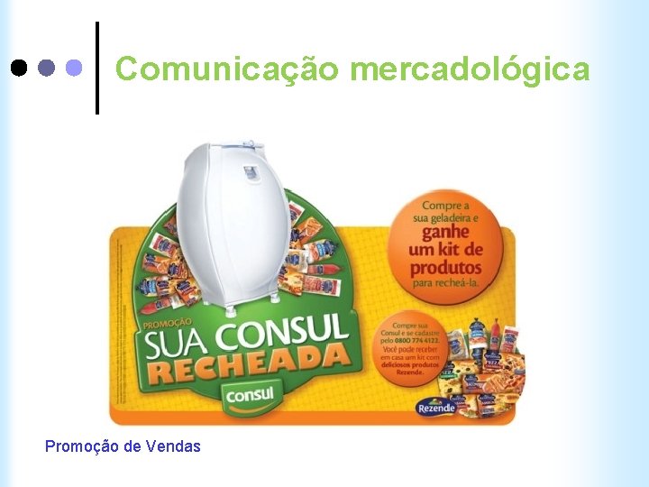 Comunicação mercadológica Promoção de Vendas 