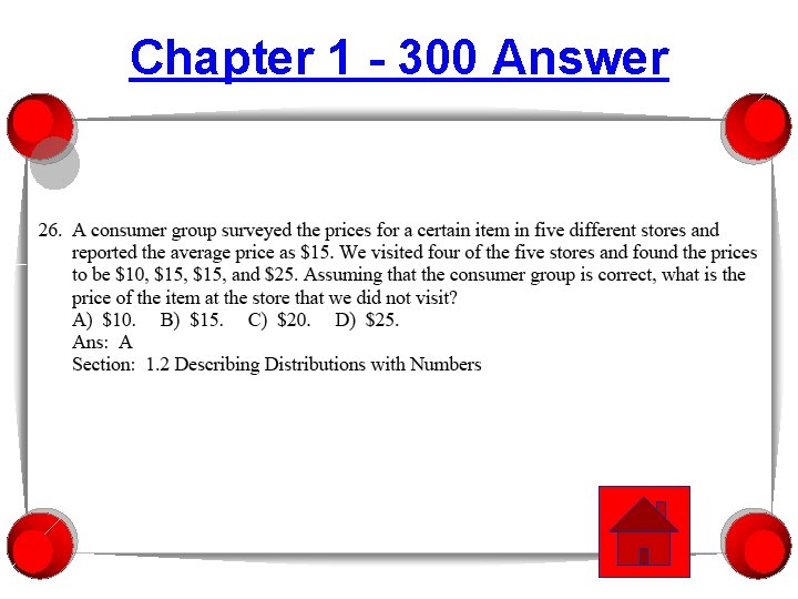 Chapter 1 - 300 Answer 