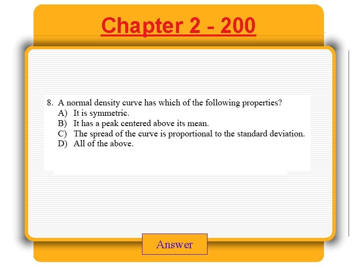 Chapter 2 - 200 Answer 