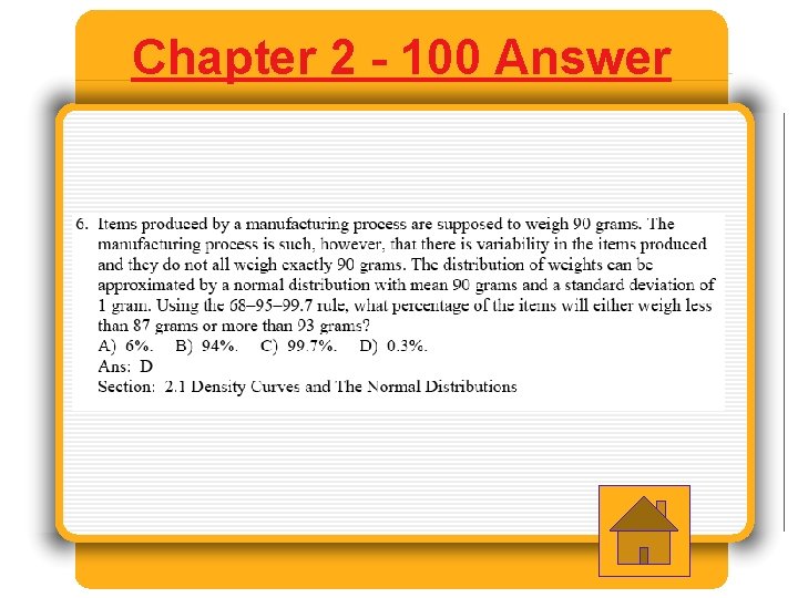 Chapter 2 - 100 Answer 