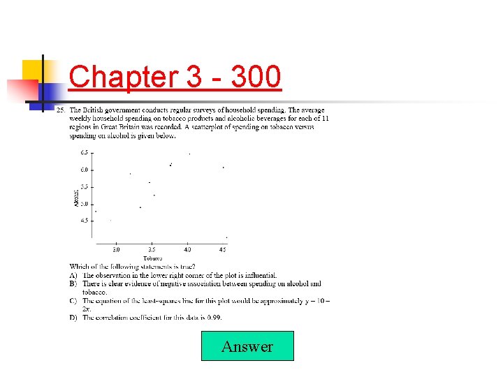 Chapter 3 - 300 Answer 