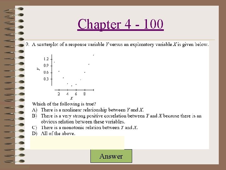 Chapter 4 - 100 Answer 