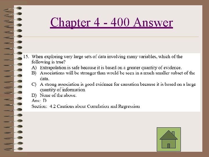 Chapter 4 - 400 Answer 