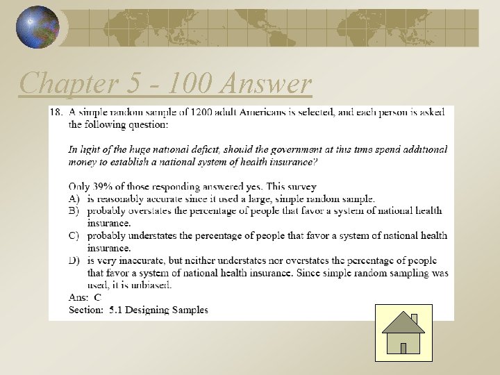 Chapter 5 - 100 Answer 