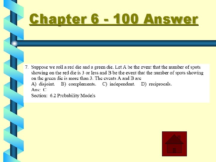 Chapter 6 - 100 Answer 